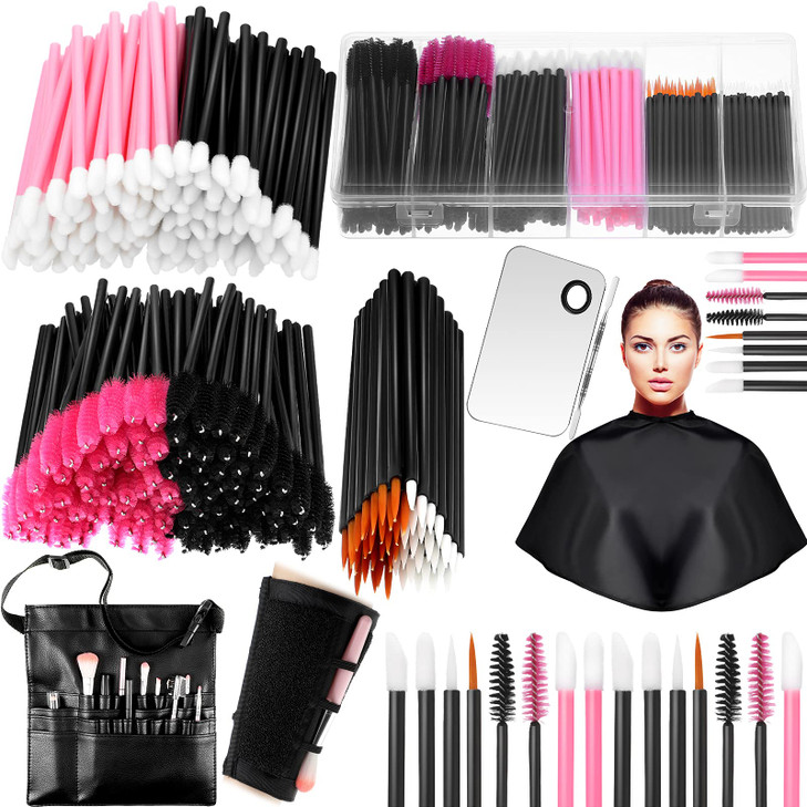 268 Pieces Disposable Makeup Tools Kit Lipstick Applicator Eyeliner Brush