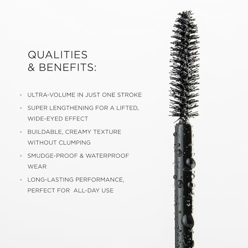 Lord And Berry Splashproof Waterproof Mascara Black Buildable Definition For Mascara Volume And Length Smudgeproof And Clump Free Wear 0.35