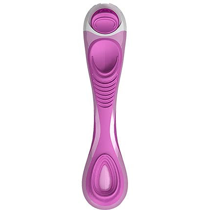 Shavemob Ladies Replacement Non Slip Razor Handle Pink And White