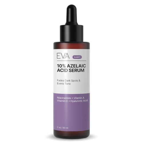 Eva Naturals Azelaic Acid 10 Percent Facial Serum Niacinamide Lightweight 2 Oz