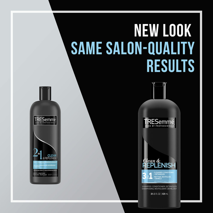 TRESemmé 2 in 1 Hydrating Shampoo and Conditioner to Cleanse and Replenish Hair - 28 oz