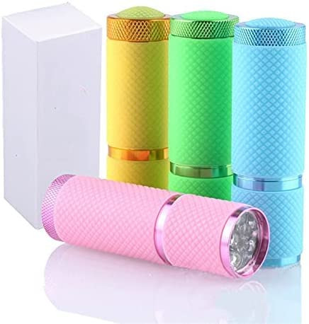 Handheld Uv Light For Gel Nails 9 Led Small Glow Nail Lamp Mini Nail Dryer