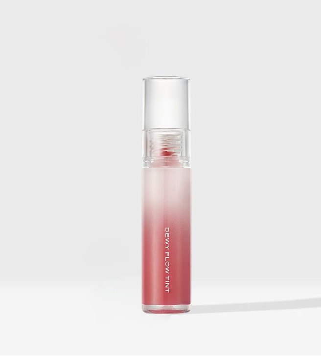 Lemiu Dewy Flow Tint Glossy Moisturizing Lip Tint With Apricot And Olive Oil True To Color Long Lasting Formula Lightweight And Non Sticky