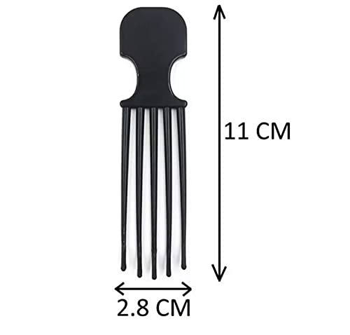 Coiffure Extensions Ce Scalp Scratcher Scalp Massager Hair Pick Comb Pocket Size Comb Relieves Itchy Scalp Black Plastic One Count