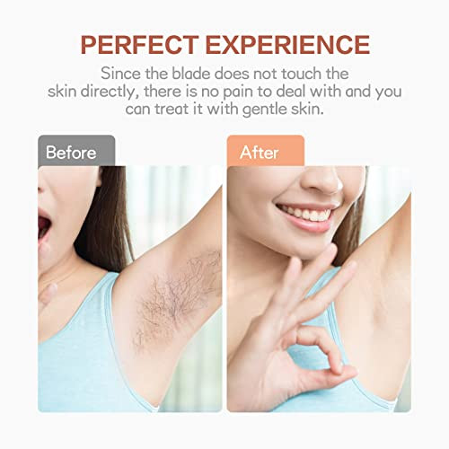 4 Count Facial Hair Remover Replacement Heads With 1 Cleaning Brush For Flawless Finishing Touch Facial Hair Removal Tool For Women