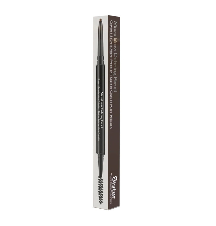 Sistar Micro Brow Defining Pencil Stylist Waterproof Eyebrow Pencil Ultra Fine Double Ended Fill And Shape Dark Chocolate