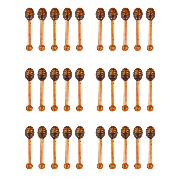30 Pcs Lip Balm Applicators Stick Mini Lip Gloss Stick For Lip Balm