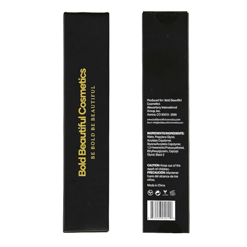 Bold Beautiful Cosmetics Eyeliner Liquid Waterproof Eyeliner Liquid Liner Black 1 Count
