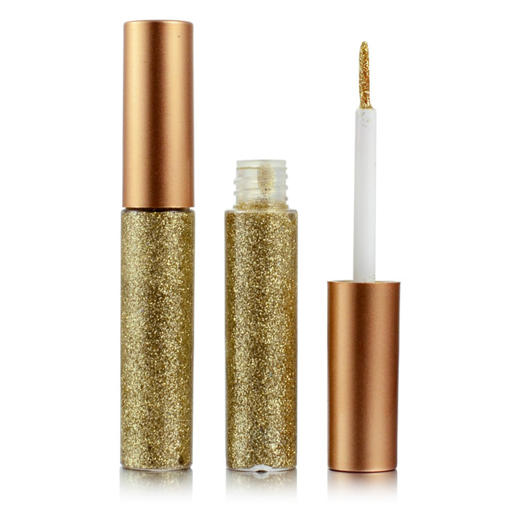 Dekrion Glitter Eyeliner Gold Giltter Eyeliner Long Lasting Waterproof Eye Glitter Makeup Silver Gold Pink Green High Pigmented Colorful Eye