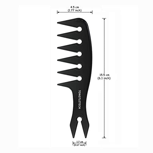Texture Comb Men Hair Wide Tooth Combs Styling Brushes Women Men Oil Head Combs Most Hair Types Salon And Barber Comb
