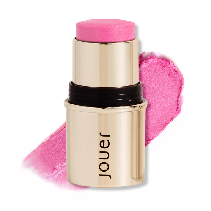 Jouer Blush And Bloom Cheek Plus Lipstick Peony Hydrating Cream Blush Stick For Cheek And Lip Tint Moisturizing Rose Hip And Squalane Oil