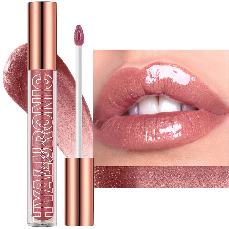 Twlbxmg Lip Plumper Gloss Tinted Glitter Lipgloss Moisturizing High Shine And Vegan Plumping Lip Gloss For Women Long Lasting Dry Lip Care