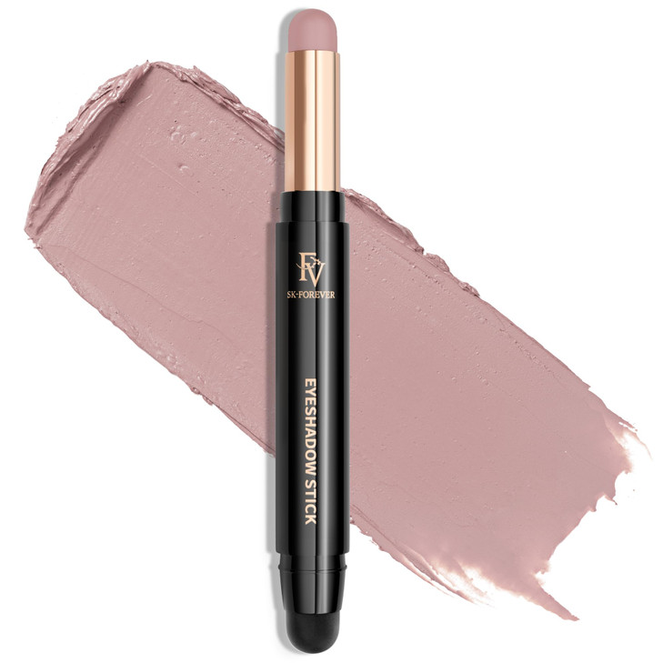 Fv Long Lasting Cream Eyeshadow Stick Waterproof And High Pigmented Eye Shadow Sticks Duo With Blending Brush Crease Proof And Natural
