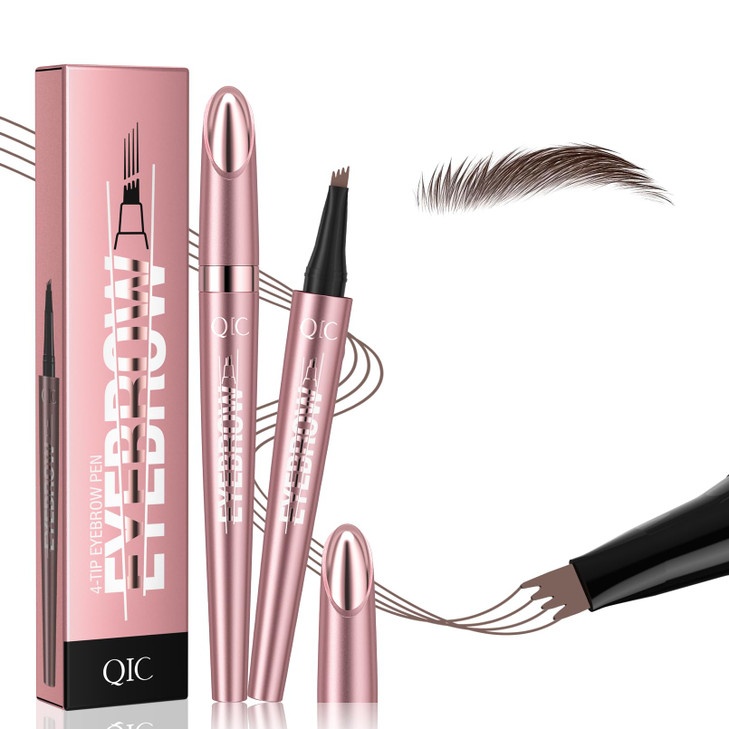 W3W Waterproof Eyebrow Pen Microblading Eyebrow Pencil For Women With 4 Fork Tip Brow Pencil Easily Create 3D Natural Looking Brows Perfect