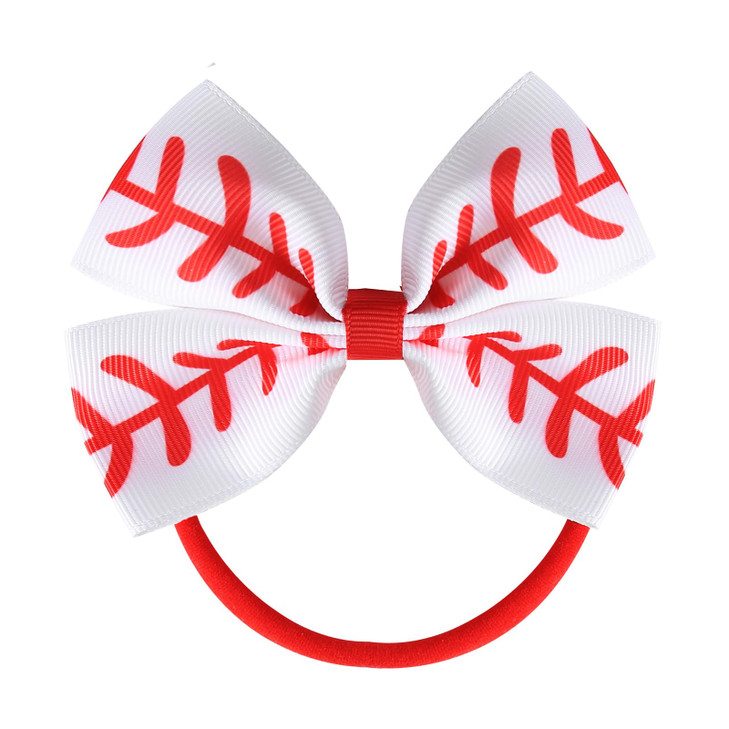 Fancheer Baby Baseball Bow Softball Headband Birthday Hair Accessory