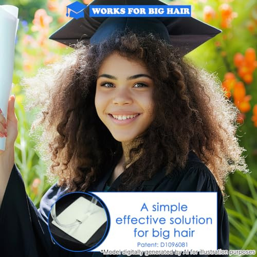 Giurkuu The Original Clear Graduation Cap Headband For Graduation Day