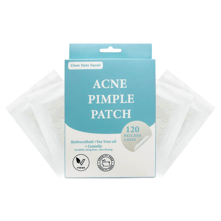 Hydrocolloid Acne Pimple Patch For Face Covering Zits And Blemishes 4 Sizes Zits Absorbing Patch Breakouts Spot Treatment Vegan Cruelty Free