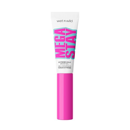 Wet N Wild Mega Stay Extreme Hold Brow Gel Lightweight Non Sticky And Flake Free Formula Long Lasting 16 Hour Wear Sculpted And Laminated