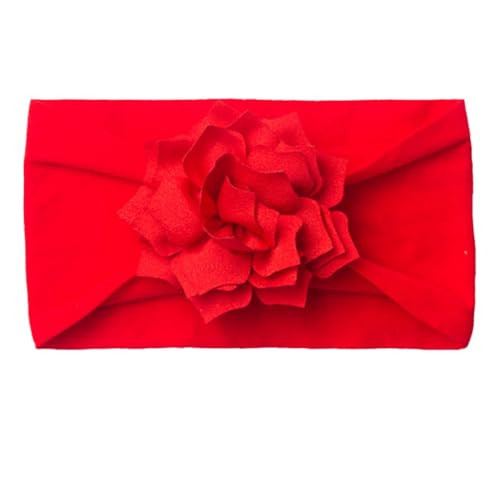 Zcyyys Red Flower Headband For Baby Girls Valentines Hairband Headwear Hair Accessories For Toddler Christmas Headbands Tsfd23 Flower