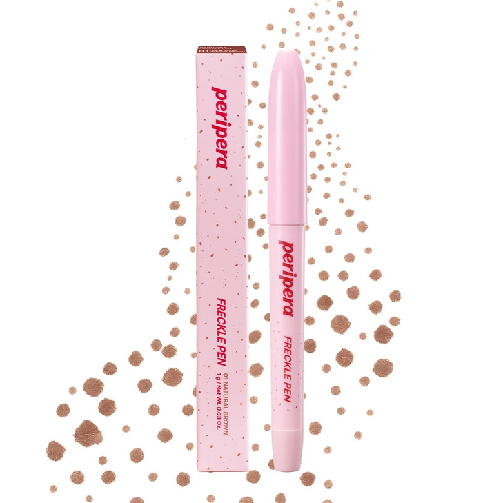 Peripera Freckle Pen Natural Sun Kissed Makeup Long Lasting And Smudge Proof Faux Freckles Precision Dot Tip Buildable K Beauty Makeup Safe