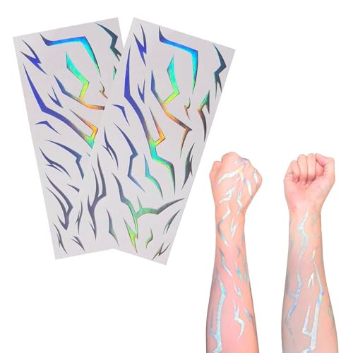 Vagilelf 50 Counts K Style Demon Mark Tattoos For Theme Party Decorations