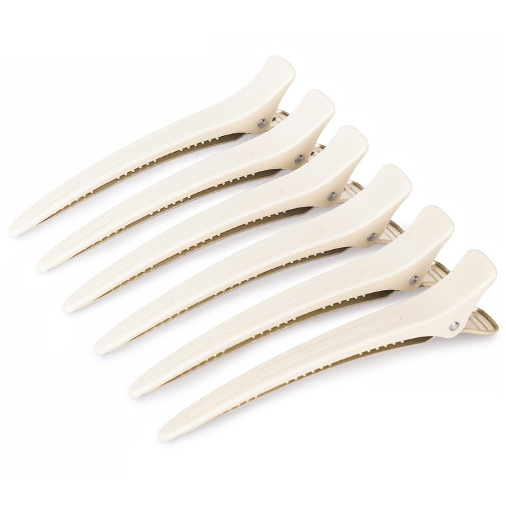 Aimike 4.8 Hair Clips For Styling No Crease Duckbill Clips 6 Pack