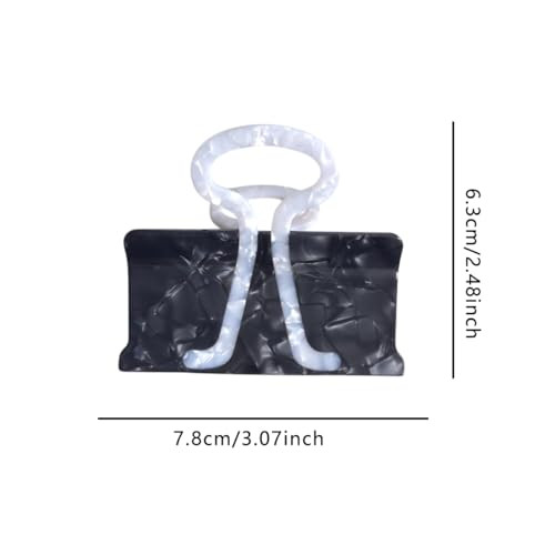 Funny Binder Clip Hair Clip Acetate Claw Clips Cute Hair Claw Clips For Women