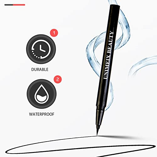 Unimeix Eyeliner Liquid Liner Waterproof Eye Liner Makeup Eyeliner Pen Precise All Day Black