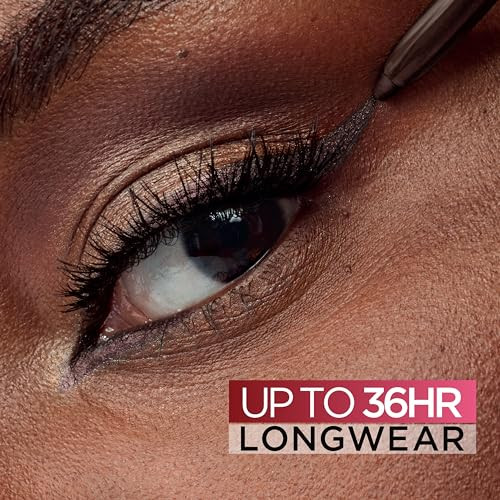 L Oreal Paris Infallible Grip Mechanical Gel Eyeliner Pencil Smudge Resistant Waterproof Eye Makeup With Up To 36Hr Wear Brown Denim 0.01 Oz