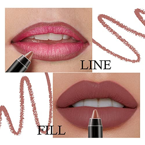 Boobeen Matte Lip Crayon Lipstik Pencil Velvety Creamy Lip Liner Full Coverage High Pigment Waterproof Long Lasting Lipstick For Women Matte