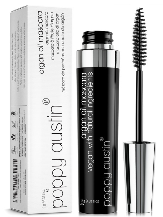 Poppy Austin Mascara 9G Lash Mascara Organic Paraben Free Vegan Cruelty Free Hypoallergenic Lengthening And Volumizing With Argan Oil
