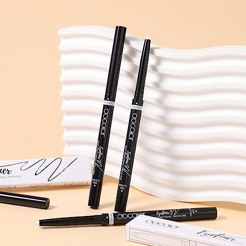 Docolor Eyeliner Gel Pen Ultra Pigmented Waterproof Smudge Proof Gel Eyeliner Pencil White