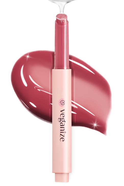 Self Beauty Veganize Collagen Lip Glass Balm Hydrating Lip Balm In 9 Vibrant Colors Moisturizing Lip Care Infused With Collagen Jelly Magic