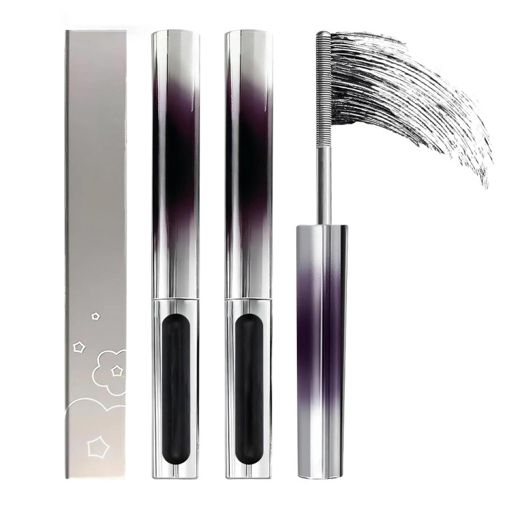 2 Pcs Iron Wand Mascara Naturally Lengthening Volumizing Eyelashes