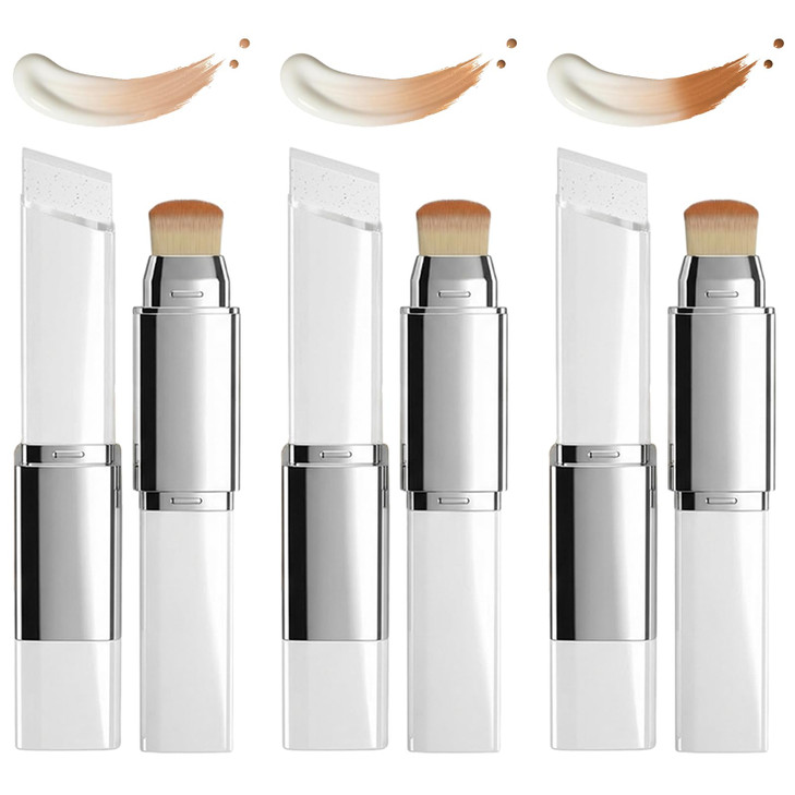 3Pcs Color Changing Foundation Stick Cover Cream Stick