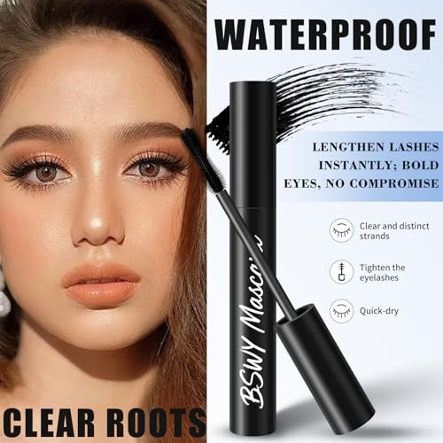 Telescopic Tubing Mascara For Women 60 Plus Sky High Lift Waterproof Formula With Nourishing Essence Clump Free And Long Lasting Lash