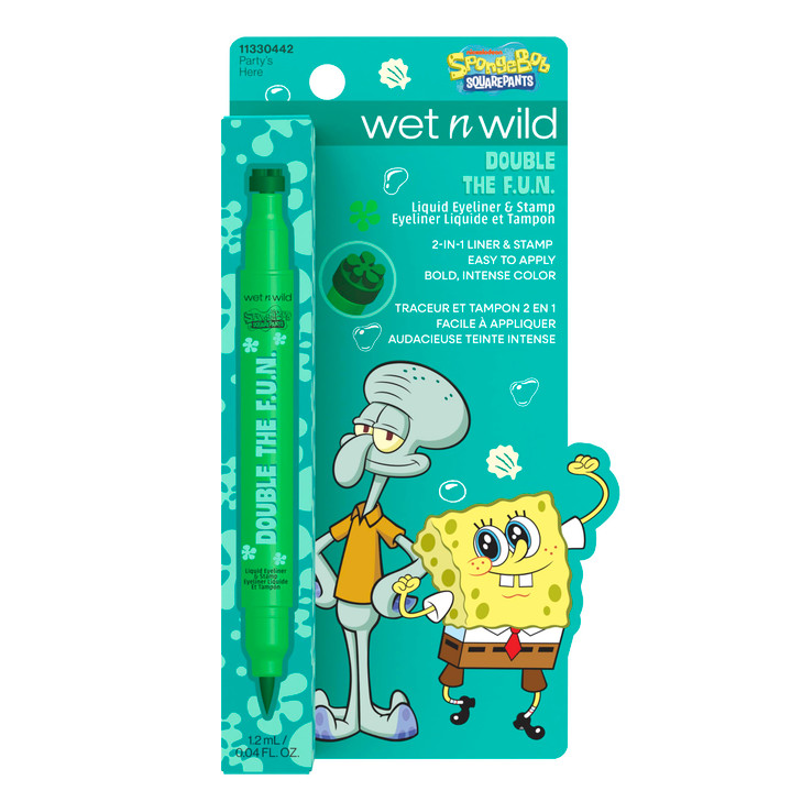 Wet N Wild Spongebob Double The F.U.N. Liquid Eyeliner And Stamp Party S Here