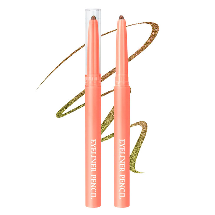 Euphily Chameleon Glitter Eyeshadow Stick Waterline Cream Matte Eyeliner Pencil Iridescent Multichrome Colors Shifting Magic Metallic
