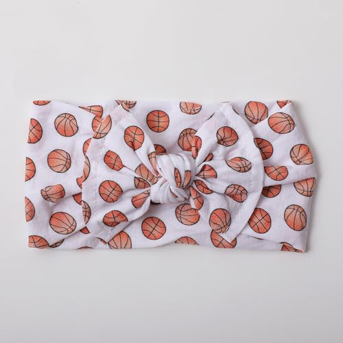 Bbtdin Baby Basketball Headband Turban Babies Basketball Bowknot Baby Basketballs Hair Band Bow Btb12 A2 Free Size