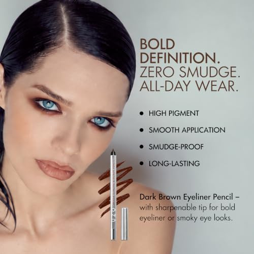 Uzo Brown Eyeliner Pencil Smudge Proof Waterproof And High Pigment Braun