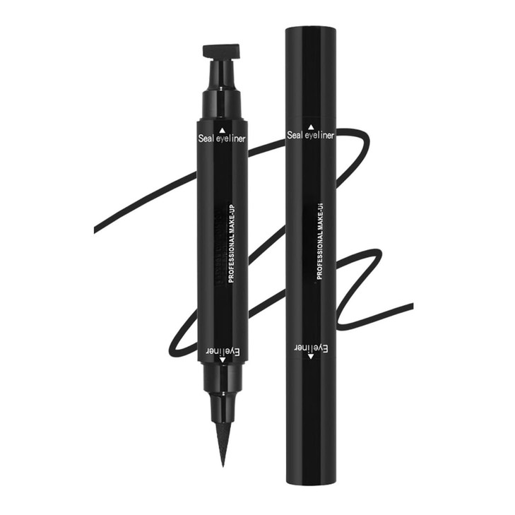 Onarisae Eyeliner Stamp Double Sided Liquid Winged Smudgeproof Black