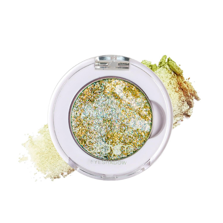 Szdym Chameleon Multichrome Eyeshadows 1 Pot 3 Shifting Colors Single Eyeshadow Pot Vegan Neon Rainbow Shift Pure Mineral Pigments Long