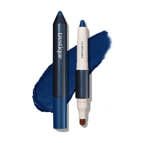 Tre Stique Shadow Crayon Refillable Eyeshadow Crayon With Built In Blending Brush Sustainable Shadow Makeup Clean Beauty Eyeshadow