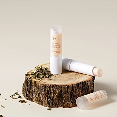 Dr.Ceuracle Vegan Kombucha Tea Lip Balm Dry Lip Moisturizer 0.13 Oz