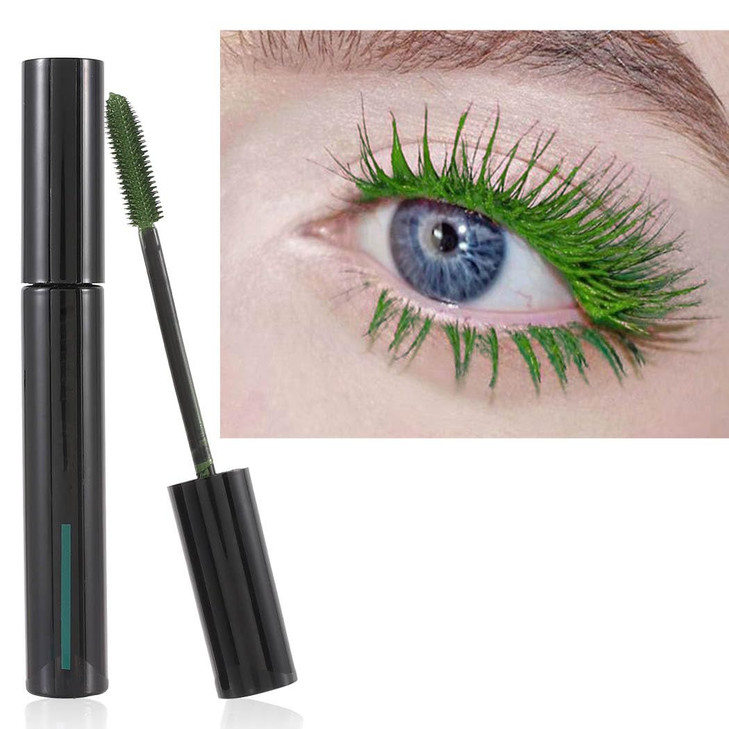 Kilshye Colorful Mascara Mascaras Thick Eyelash Wataerproof Eyelashes Thicker Long Lasting Eyes Makeup For Women And Girls Pack Of 1 B Green