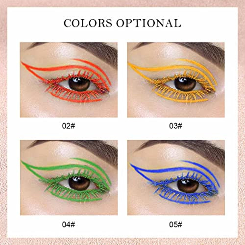 Kilshye Colorful Mascara Mascaras Thick Eyelash Wataerproof Eyelashes Thicker Long Lasting Eyes Makeup For Women And Girls Pack Of 1 B Green