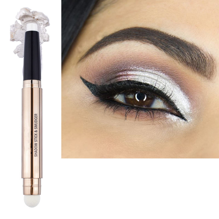 Lgszgdcn White Eyeshadow Stick And Buildable Eye Shadow Glitter Primer Palette Shimmer Pencil Long Lasting Waterproof Highlighter Pen Makeup