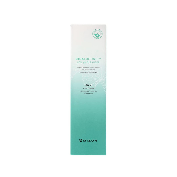 Mizon Cicaluronic Low Ph Cleanser With Centella Asiatica Hyaluronic Acid Bha Sebum Care Blemish Care Dead Skin Cell Removal Korean Skincare