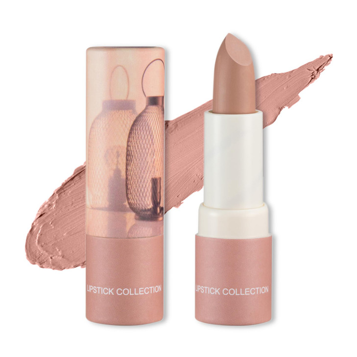 Xingxyuel Matte Nude Lipstick Waterproof Long Lasting For Women 02 Nude