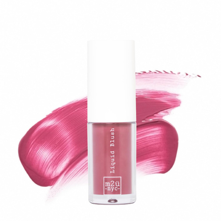 Dark Pink Liquid Blush Hydrating Dewy Cheeks Rosehip Oil Mixed Berry